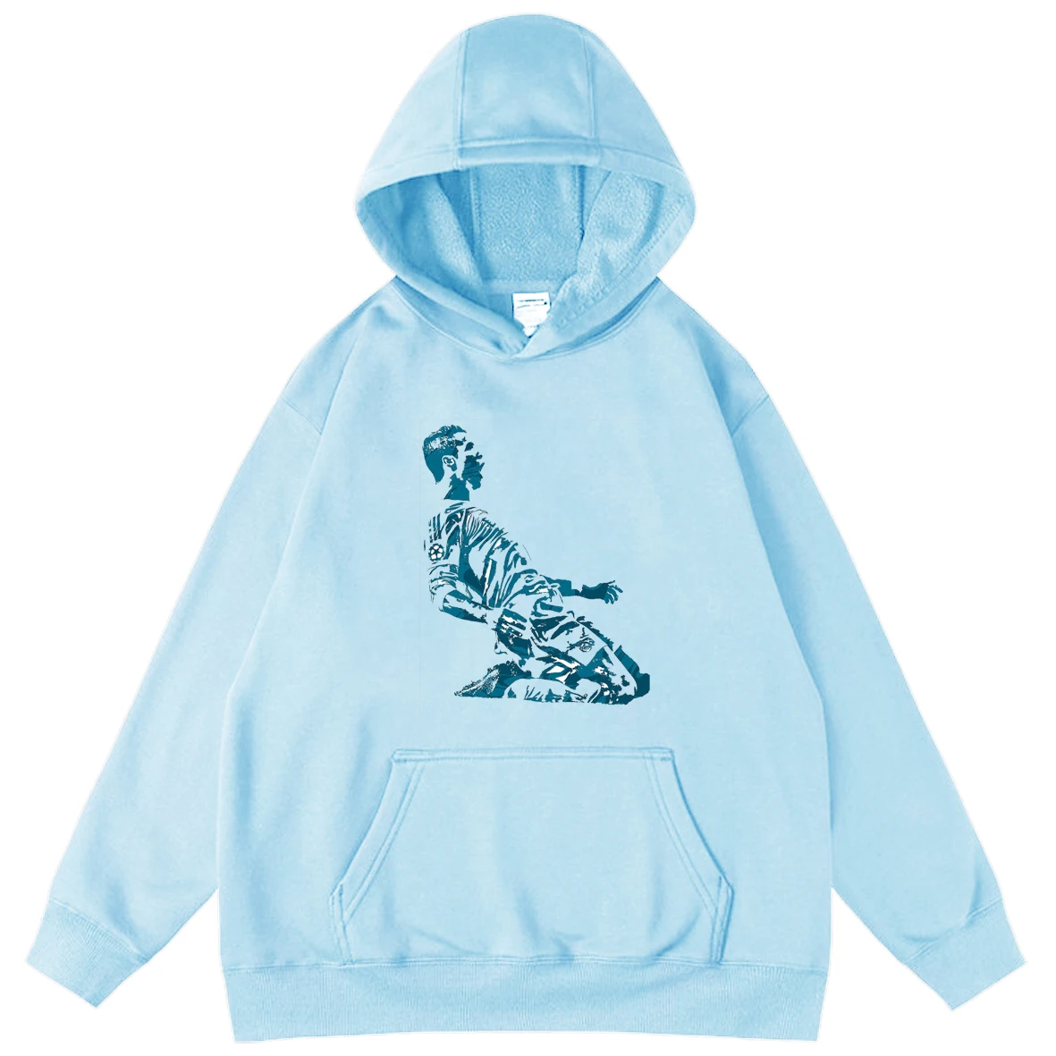 

C Ronald Football Patterned Graphic Men's Sweatshirts Oversized Hoodie Unisex Cartoon Character Hooded Streetwear Hoodies Male