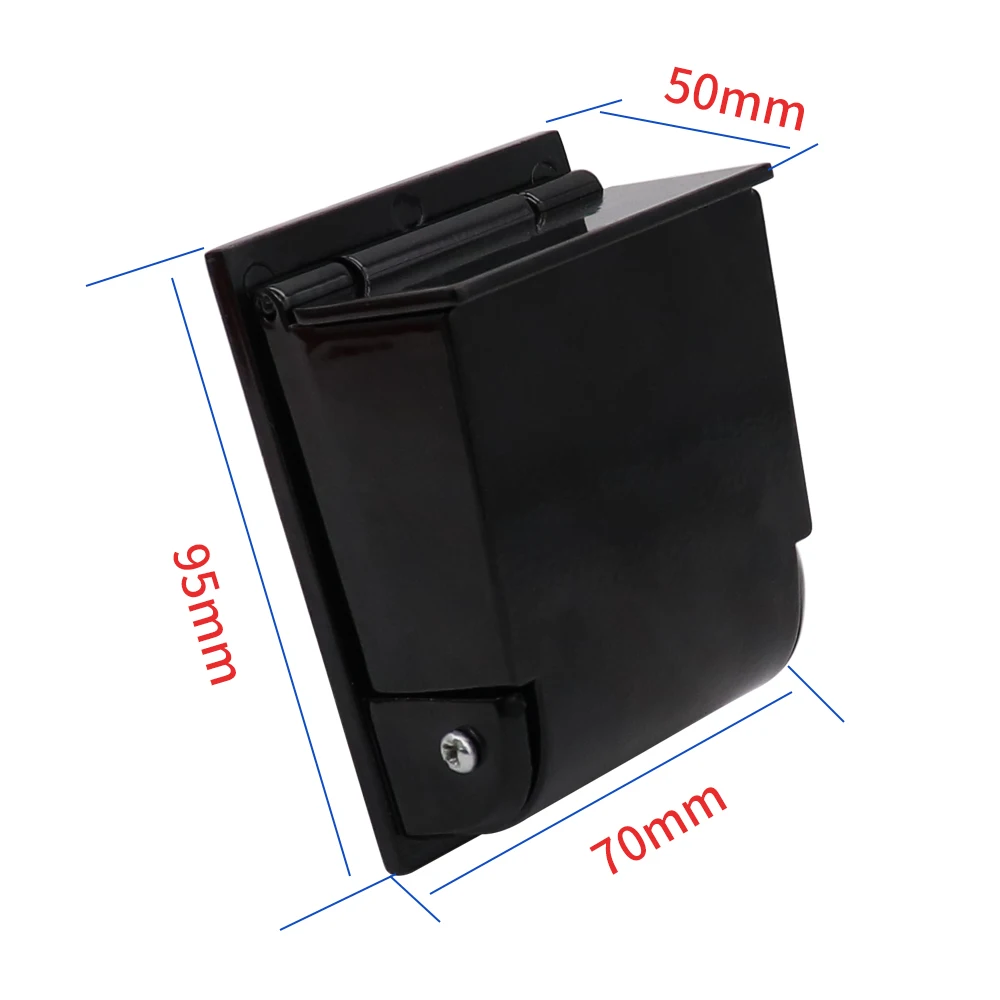 

95*70mm Wall Mounted Aluminum Alloy Ashtray Cigarette Ashtray Holder Creative Personality Outdoor Smoking Public Places