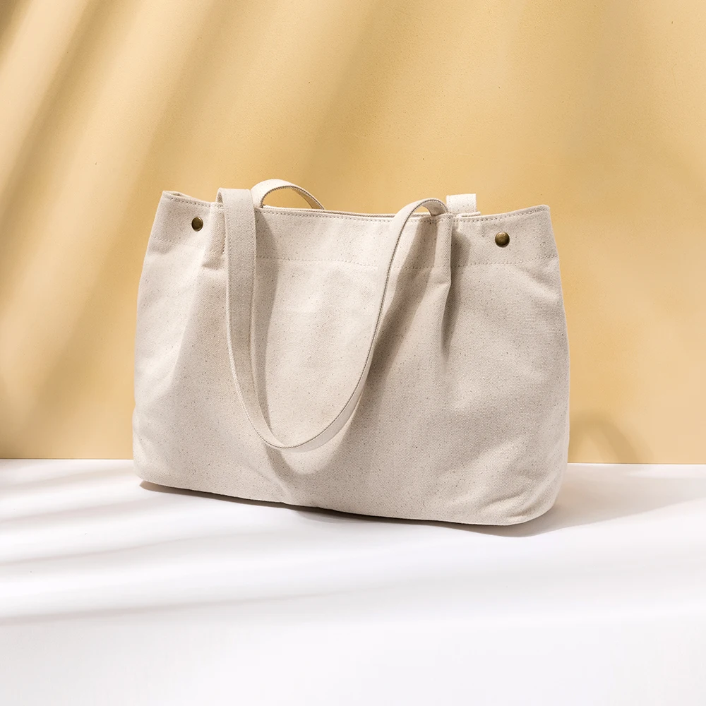 Холщовая Сумка-тоут сумка через плечо мягкая модная для путешествий ручная