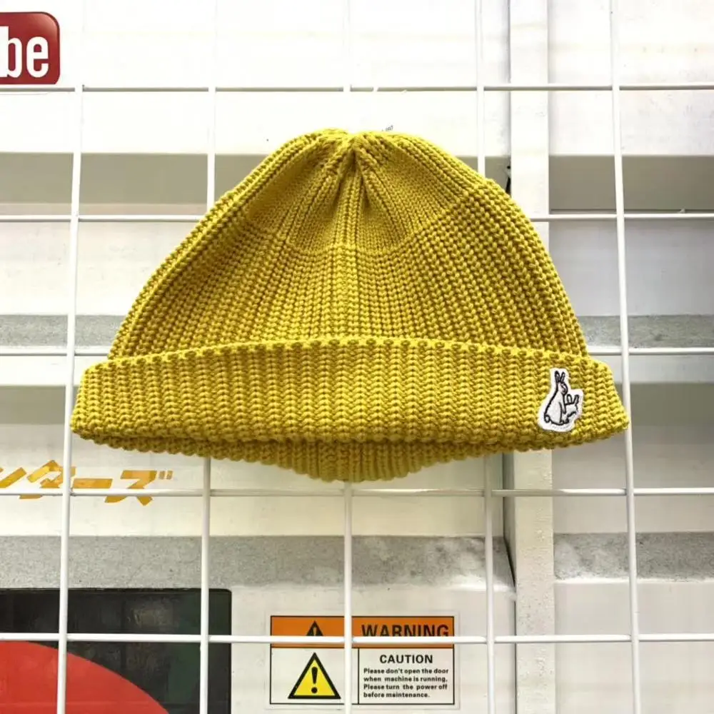 FR2 мужские и женские шапки Fxxking кролики шапка s осенние зимние; вязанные; шерстяные шляпы Модные кролики логотип 8 цветов стиль FR2 Кепка