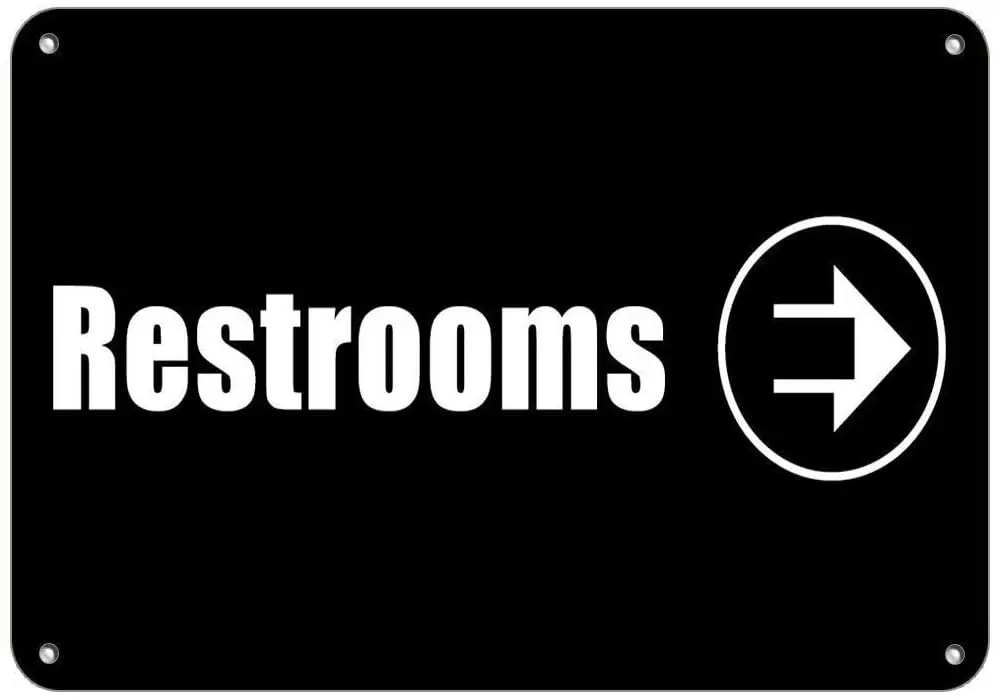 

Забор туалеты с вправо Особенности Отдел дорожный знак ретро металл Оловянная табличка на e-mail Декор стены