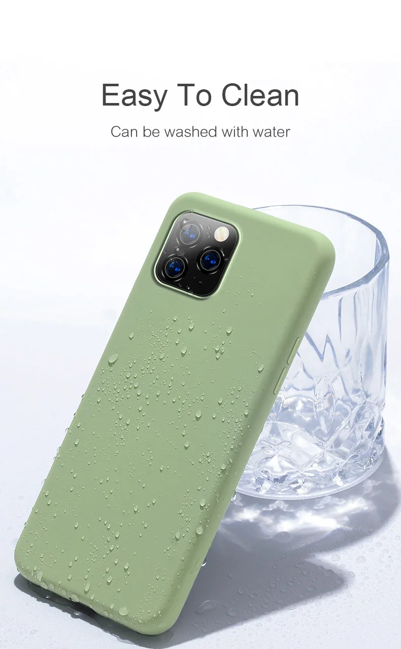 100 шт. жидкие силиконовые чехлы для Apple iPhone 11 Pro XS Max XR X 8 Plus 7 6 6S Мягкий тонкий чехол для телефона карамельный цвет задняя крышка