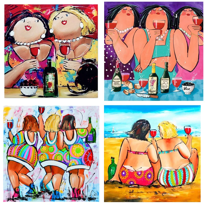 Новинка алмазная картина сделай сам для полных женщин вышивка крестиком