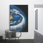 Плакаты с изображением плоской земли и купола, настенные художественные постеры и принты для украшения комнаты и дома