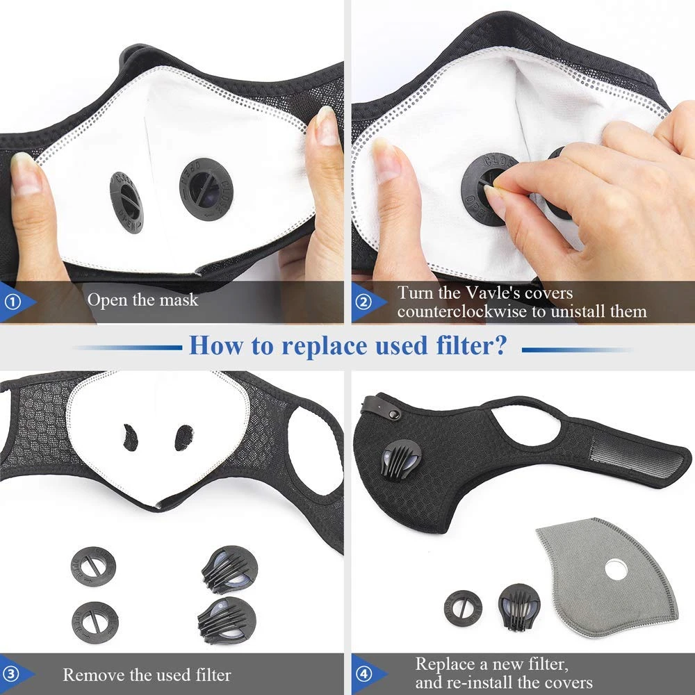 

WOSAWE Motorcycle Face Shield Anit-fog Balaclava Dustproof Face Mask Cycling Sport Bike Sport Protection Mask