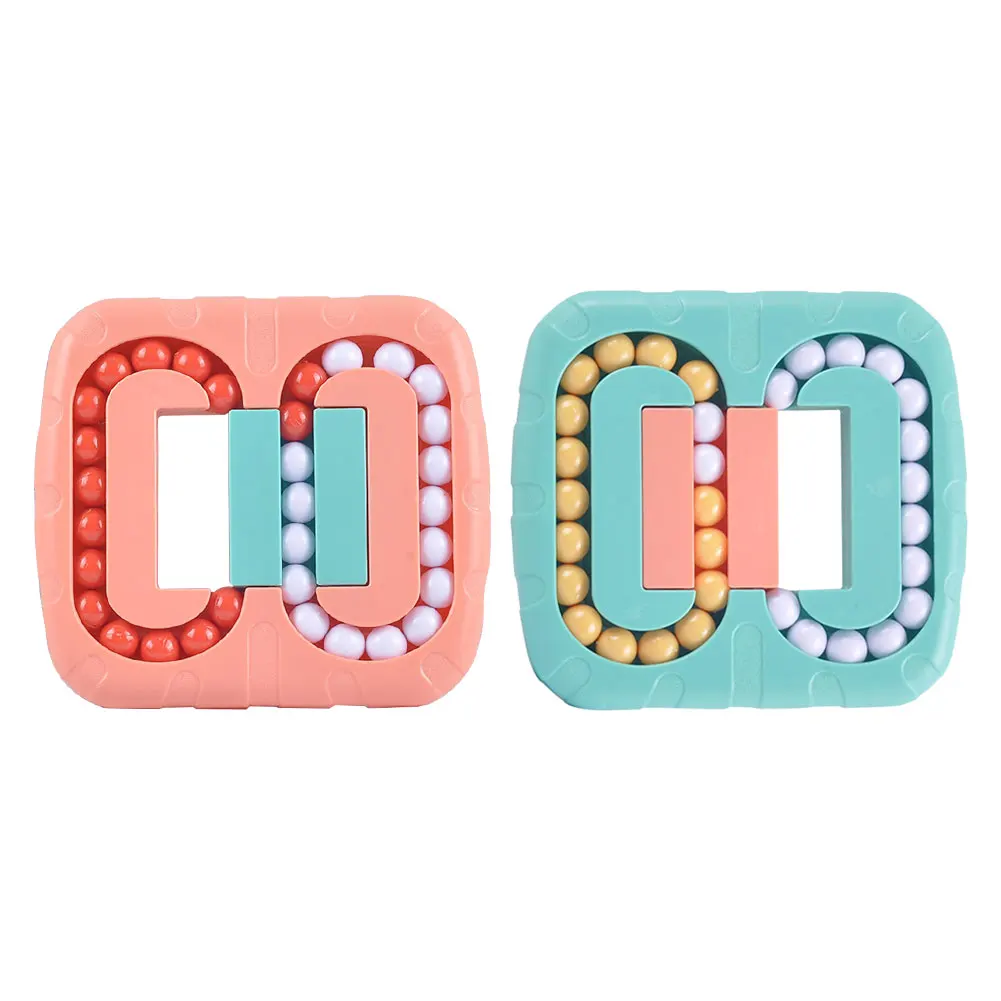 

Children Rotating Soybean Fingertip Cube Kids Educational Stress Relief Fidget Toy Intelligence Puzzle Cube Toys for Kids Gift
