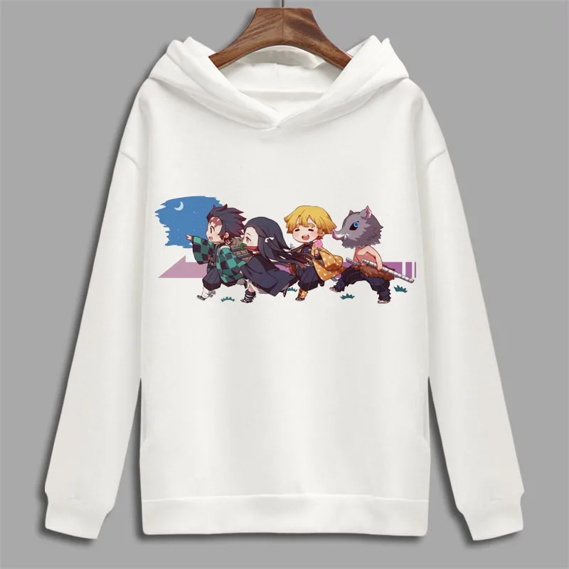 Демон убийца Cosplay худи Kimetsu без Yaiba камадо Tanjirou печать флисовая толстовка