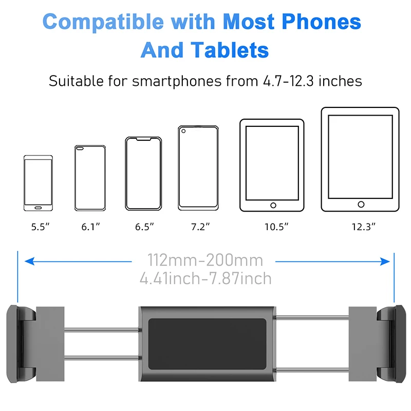 smoyng foldable car back seat headrest tablet phone car holder stand with usb charger support for xiaomi iphone ipad car mount free global shipping