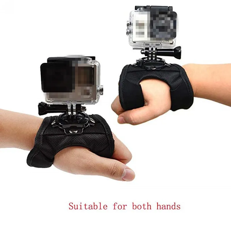 Ручной ремешок с винтом и поворотом на 360 градусов для GoPro Hero 7 6 5 SJCAM Xiaomi Yi наручный