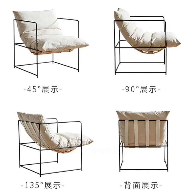 Скандинавский одноместный диван-стул стул для гостиной Одноместный простой