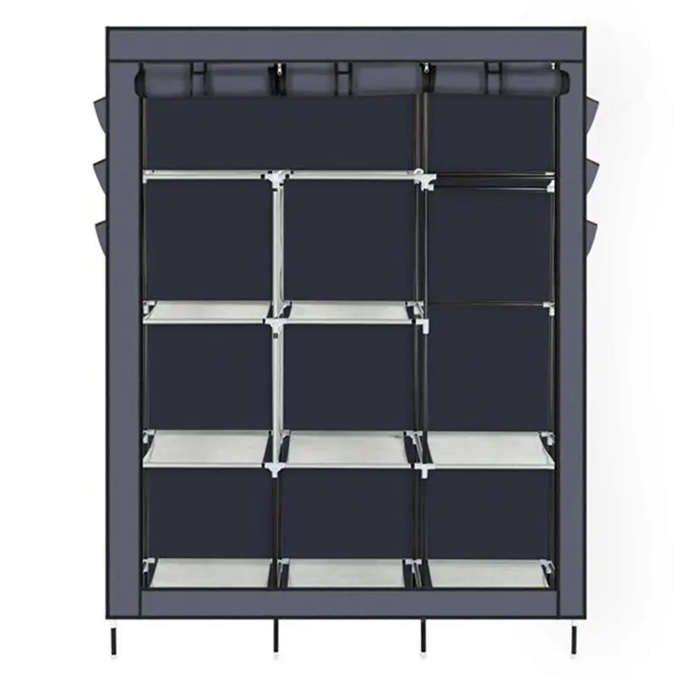 

69 inch High-leg Non-woven Fabric Assembled Cloth Wardrobe Home Organizer