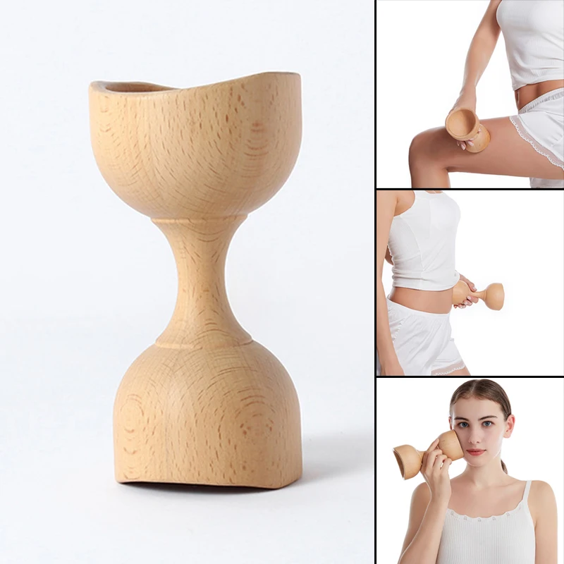 

Beech Scraping Plates Wooden Body Relaxation Massager for Body Health Women Men CJ