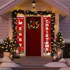 Рождественский наружный орнамент, Рождественский баннер для крыльца, Рождественское украшение для дома, подвесная подвеска на Рождество, 2019, новый год, Navidad