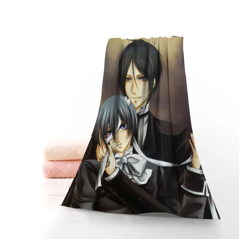 

Anime Custom Black Butler 35x75cm Fitness Sports Towel Portable Quick-drying Towel Yoga Outdoor Microfiber Sports Towel