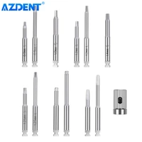 azdent 12pcs dental implant screw driver with base for low speed handpiece 2 35mm dentistry tools kit dentist instrument