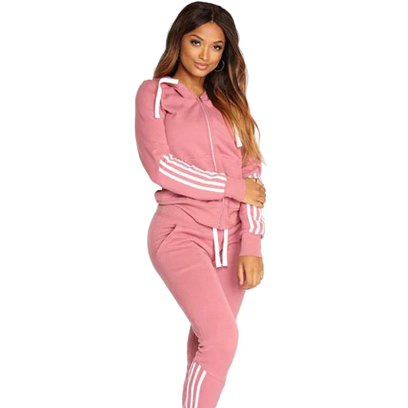 

Tracksuits Women's Hoodie Pants Set Oversized Long Sleeve Sportwear Tracksuit Set 2021 Autumn Winter Suits On Fleece For Women