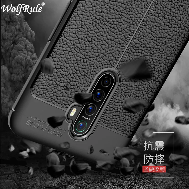 

Case For Oppo Reno Ace Phone Cover Shockproof Luxury Leather Soft TPU Case For Oppo Reno Ace Case Reno Ace Funda 6.5"