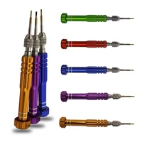 5 in 1 repair open tool kit precision screwdrivers slotted phillips hex cellphone watch repair kits handle repair tools