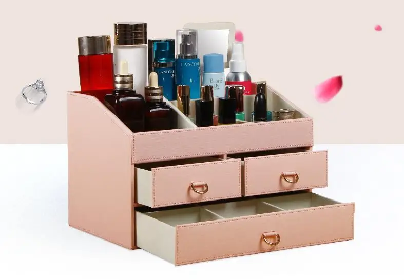 Large European Princess Desktop Drawer Rack Cosmetic Dressing Storage Box | Дом и сад