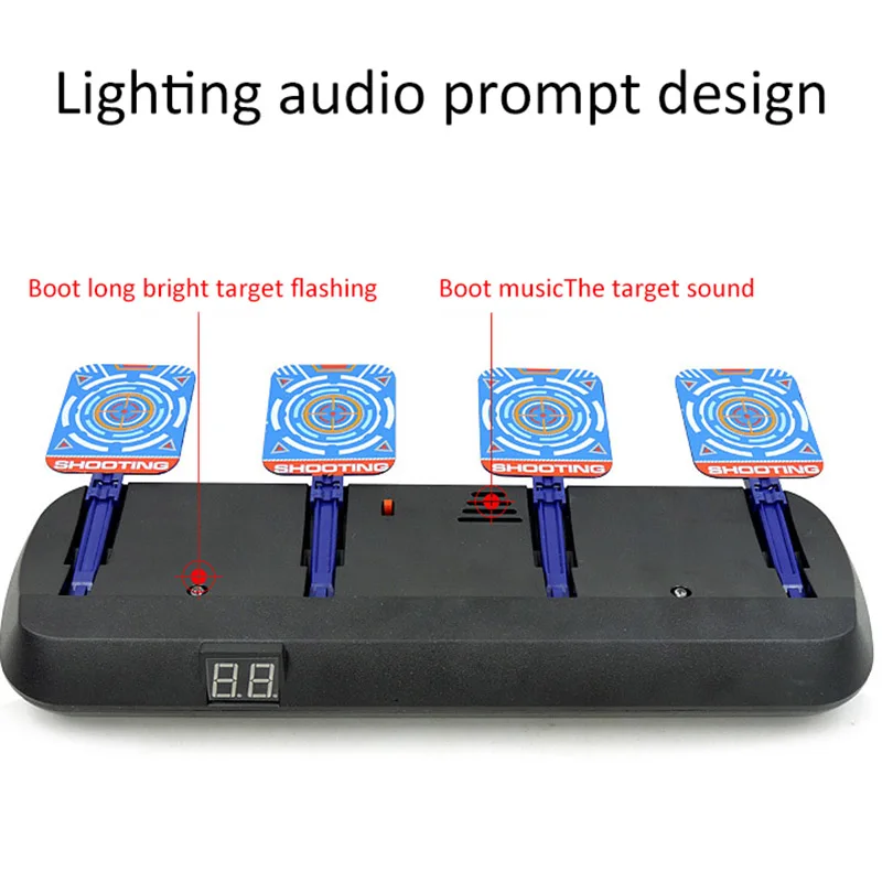 DIY Высокая точность подсчет АВТОСБРОС электрическая мишень для бластера гелевые
