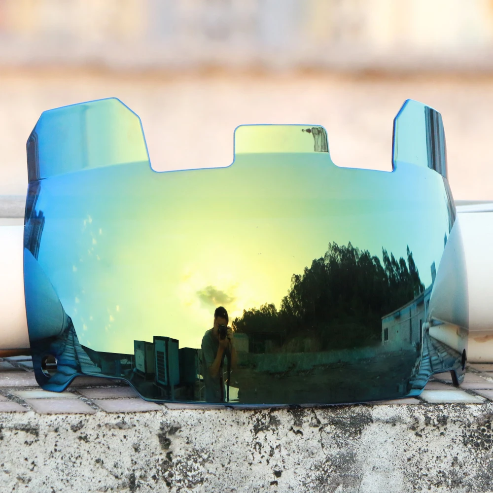 Заводской козырек для глаз хромированный футбольного шлема молодежи и взрослых