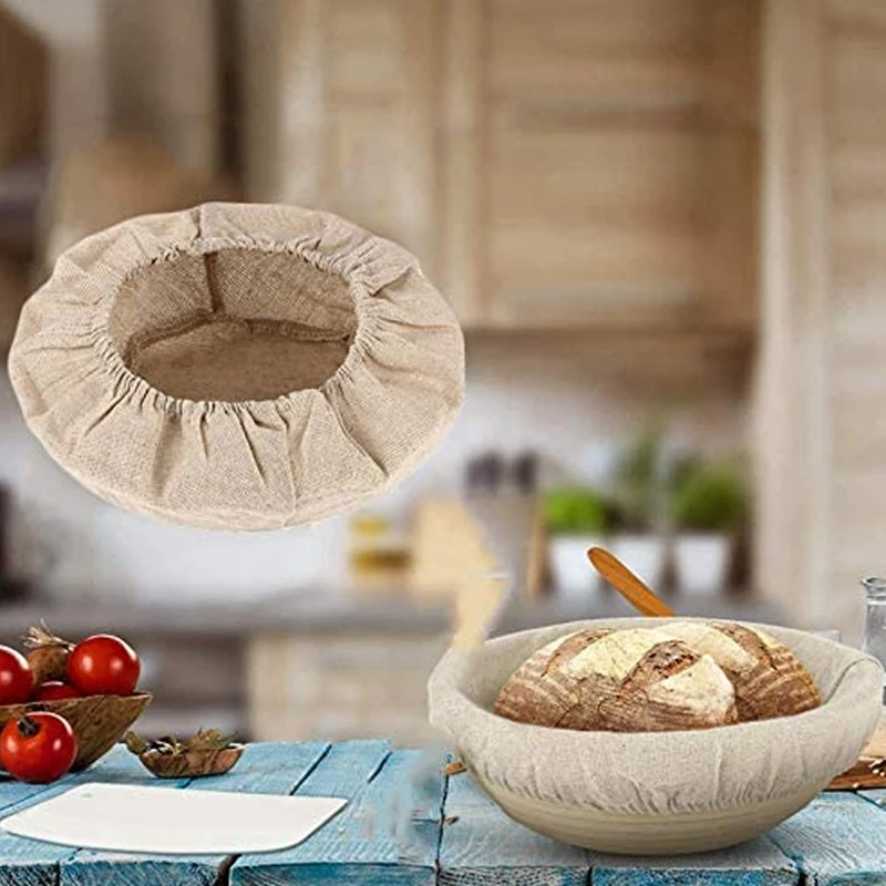 

7Packs 8 Inch Round Bread Proofing Basket Cloth, Liner Sourdough Banneton Proofing Baskets Cloth for Dough Rising Baking