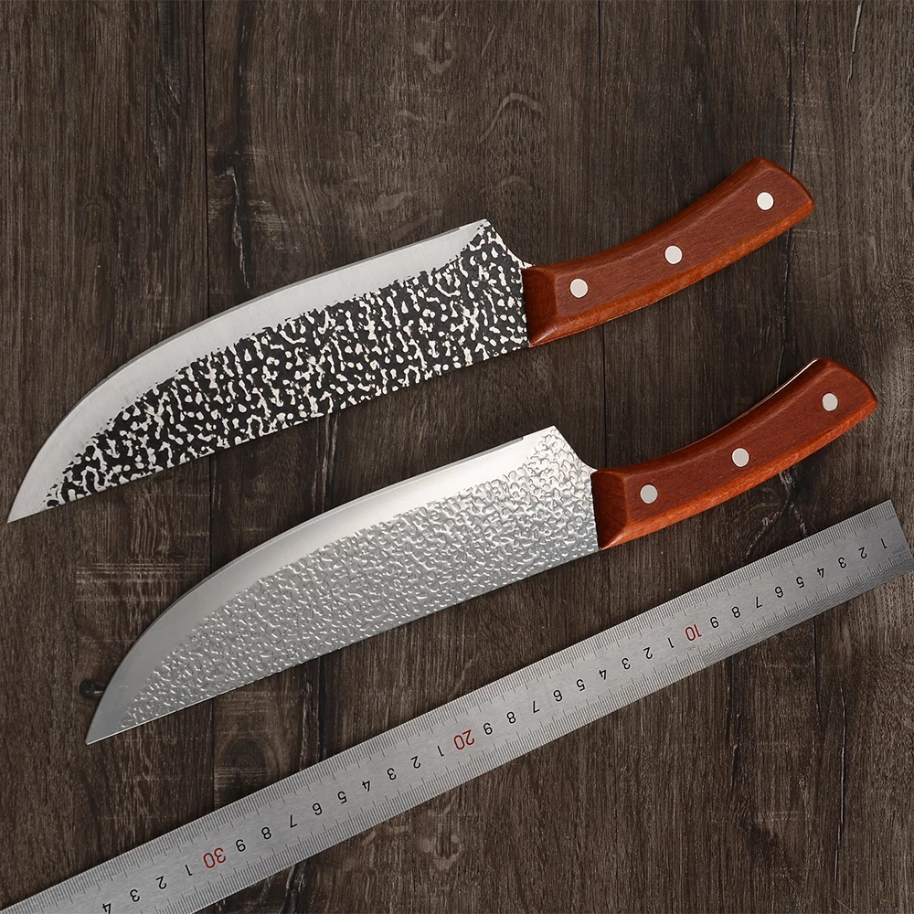 Штамповочные ножи SOWOLL ручной работы кованые нож шеф-повара Клипсы из нержавеющей