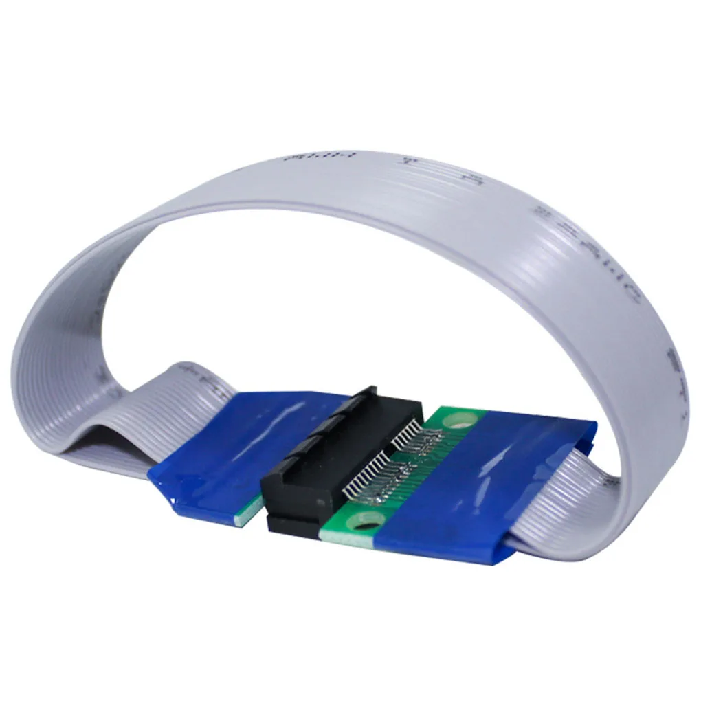 

New arrive PCI Express Flex Relocate Cable PCI-E 1X to 1x Slot Riser Card Extender Extension Ribbon for Bitcoin Miner