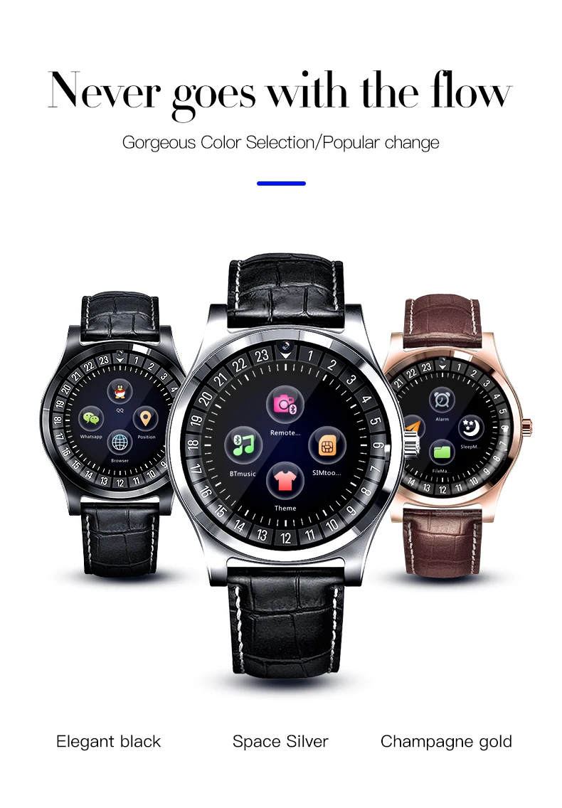TLXSA Bluetooth Смарт часы с SIM GSM камера наручные часы подходит для телефона Android Smartwatch для мужчин женщин Спорт шагомер подарок часы
