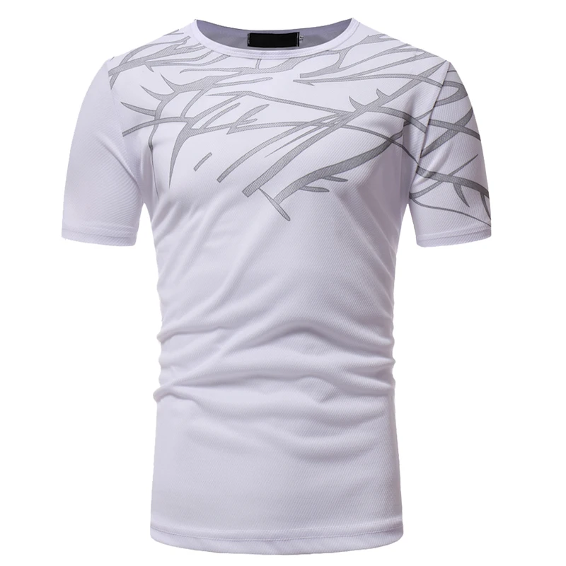 2021 новые летние мужские футболки с сеткой принтом ION коротким рукавом и круглым