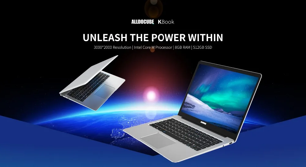 13,5 дюймов 3000*2000 Alldocube Kbook ноутбук компьютер Windows 10 Intel Skylake 6Y30 8G ram 512G SSD BT4.0 wifi ноутбук нетбук