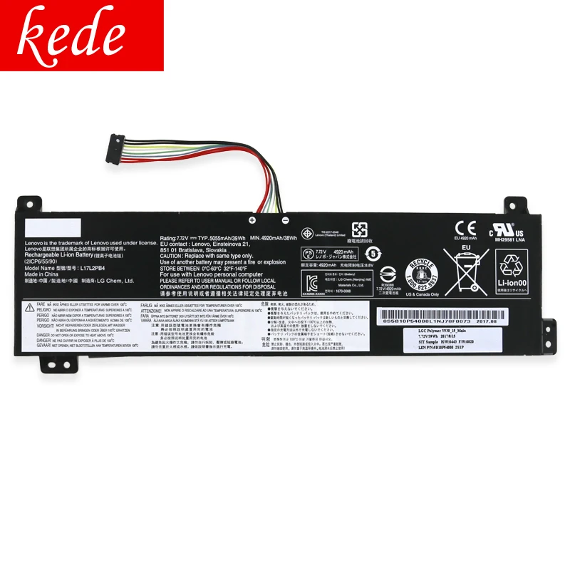 Kede Оригинальный аккумулятор для ноутбука lenovo ideapad V530 14 15 L17M2PB4 L17M2PB3 L17L2PB3 L17L2PB4 L17C2PB3