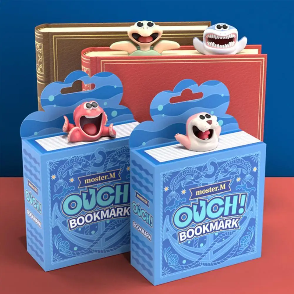 

3D Stereo Cartoon Marker Animal Bookmarks Original Cute Cat PVC Material Funny Student School Stationery Children Gift Bookmark