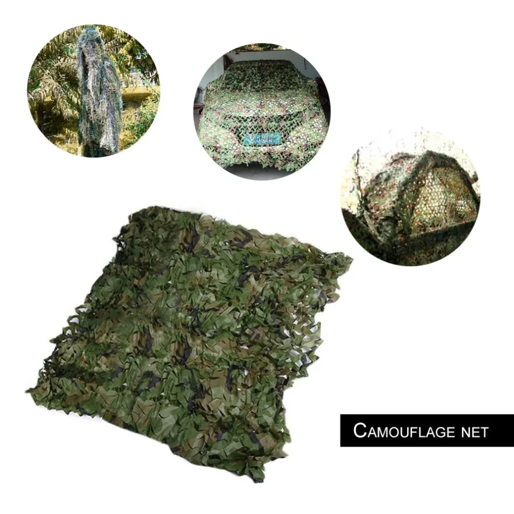Camouflage Net Army Military Camo Car Covering Tent Hunting Blinds Netting Optional Size Long Cover Conceal Drop Top Hot | Спорт и