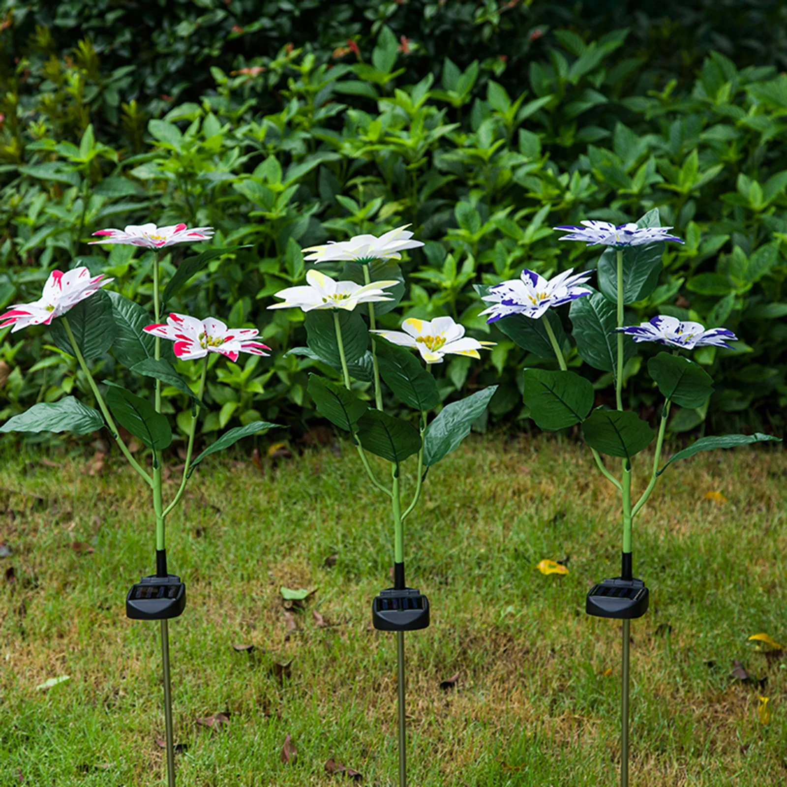 

Наземная лампа Освещение дорожки наружный двор вечевечерние НКА искусственный цветок светодиодный сад на солнечной энергии тканевые деко...