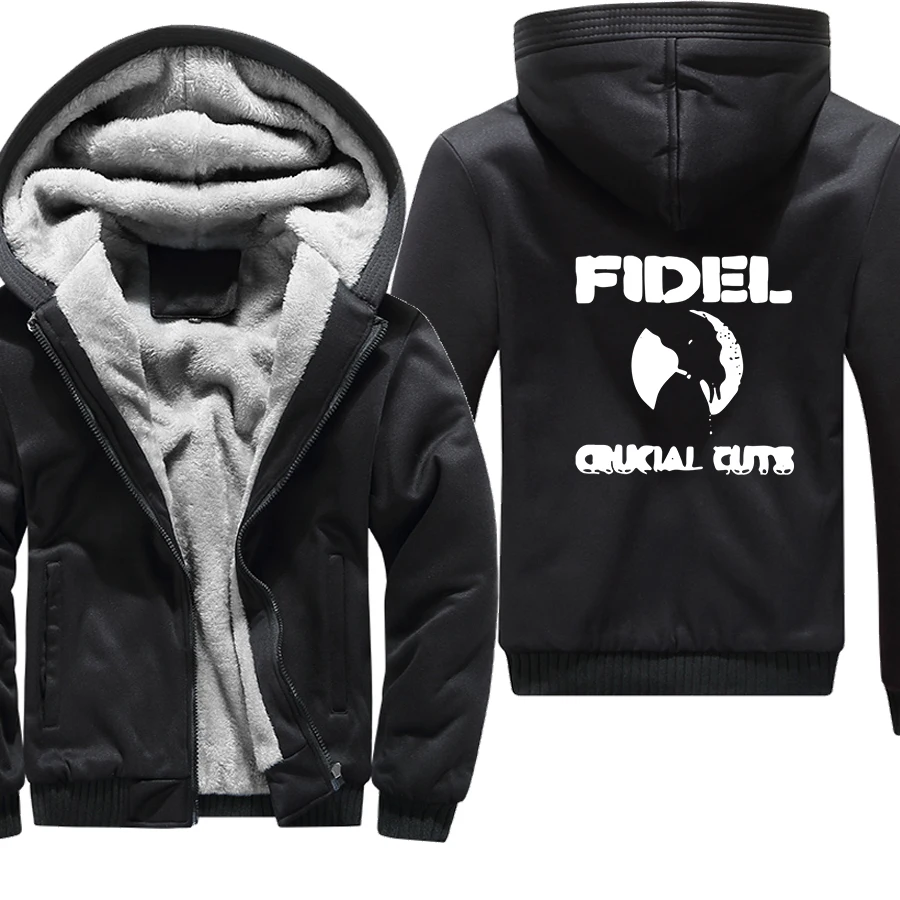

Fidel Nadal rock thick hoodies men winter jacket men loose streetwear hoody vintage hip hop Punk hoodie Harajuku men clothes