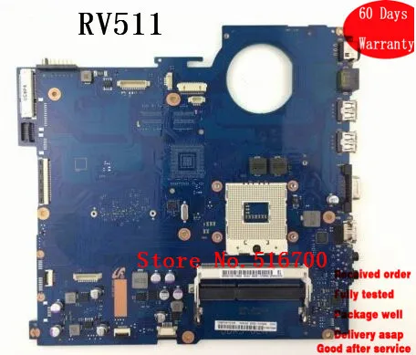 Оригинальная материнская плата Samsung BA92 07699A RV511 проверенная и работает