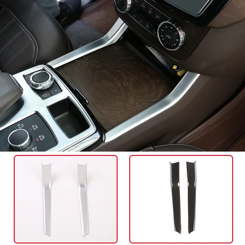 Для Mercedes Benz 2012 19 ML320 350 GLE W166 Coupe C292 подстаканник Боковая Отделка для 2013 19GLS X166 GL450 AMG
