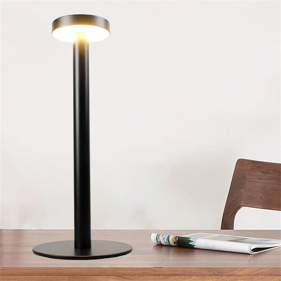 

Водонепроницаемая светодиодная настольная лампа для ресторана, бара, беспроводная настольная лампа для кофе, офиса, спальни, прикроватного столика, кормления, настольная лампа