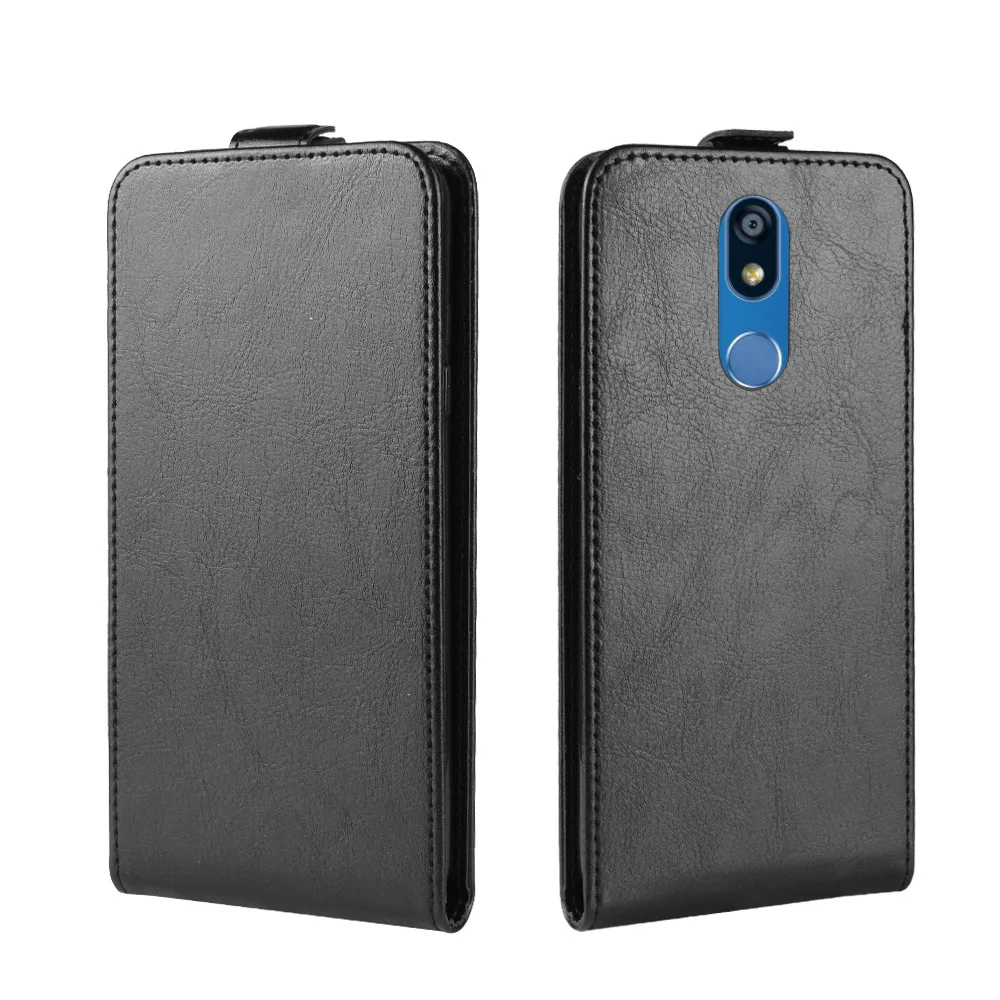 Чехол-книжка для LG K40 кожаный чехол-кошелек с вертикальной и подсветкой