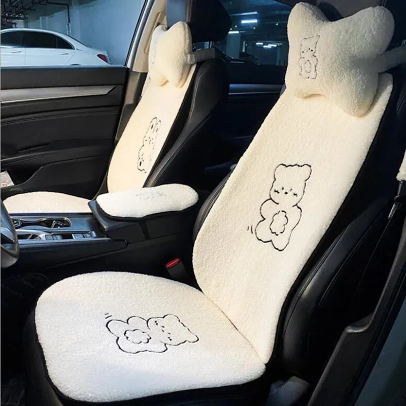 

Fashion High Qulity Lamb Wool Winter Spring Autumn Car Interior Protective Seat Cushion Car Seat Cover
