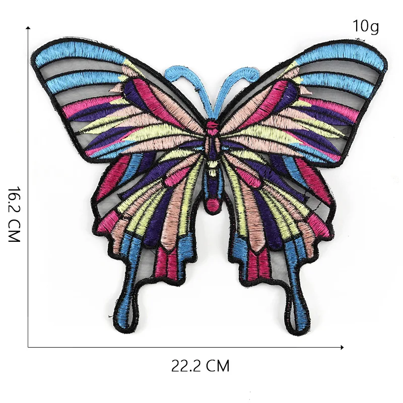 Вышивка Бабочка Оптовая компьютерная вышивка на заказ одежда аксессуары патч