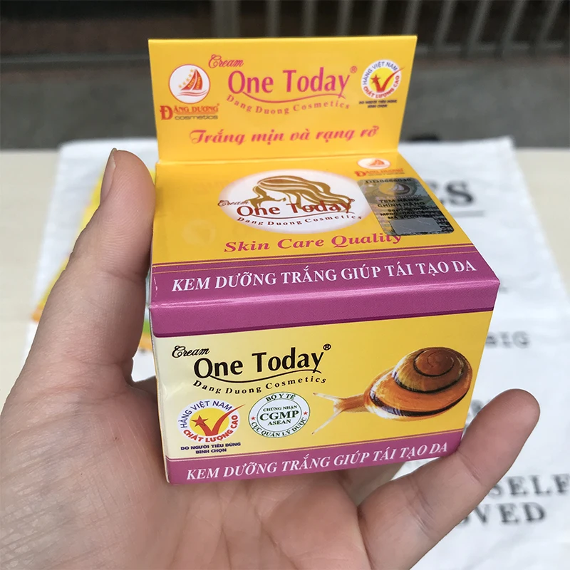 100% Оригинальный косметический отбеливающий крем для лица 9 г Бесплатная