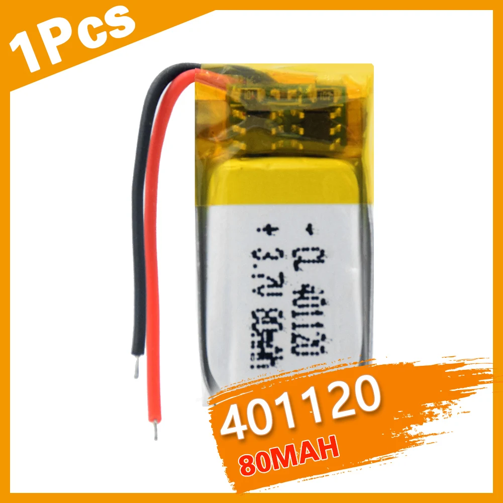 3 7 V 401120 перезаряжаемая литиевая батарея 70mah для MP3 Bluetooth динамик гарнитура