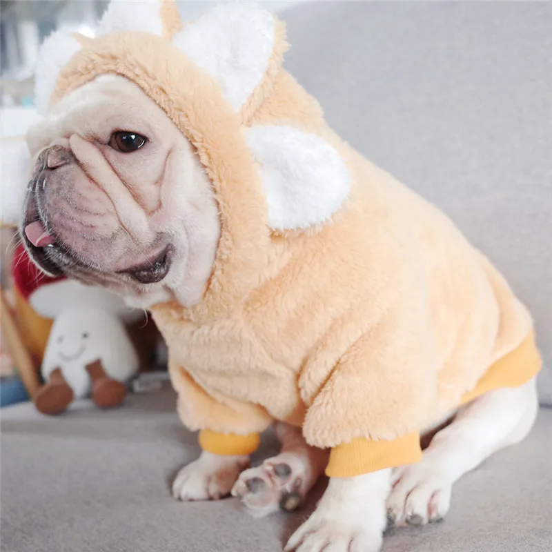 Толстовка Aapet для собаки из кораллового флиса 1 шт. симпатичная одежда зимняя