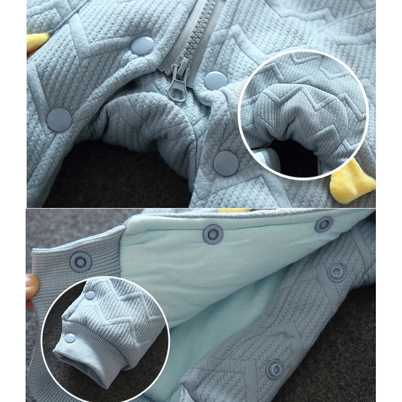 Зимняя одежда для маленьких мальчиков и девочек зимняя теплый комбинезон с