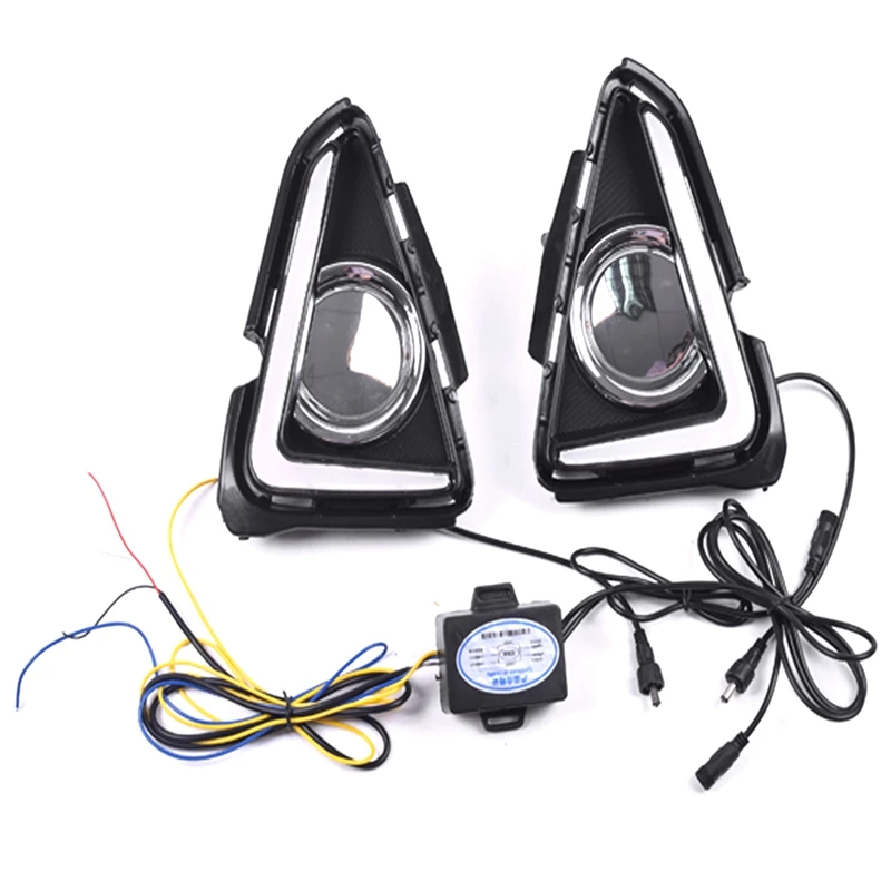 СВЕТОДИОДНЫЙ DRL Дневной светильник противотуманная фара автомобиля 12V для бега s