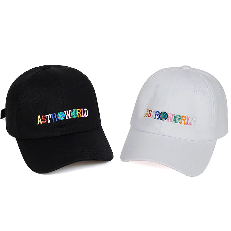 100% хлопок ASTROWORLD бейсболка s Трэвиса Скотта унисекс Astroworld папа шляпа высокое