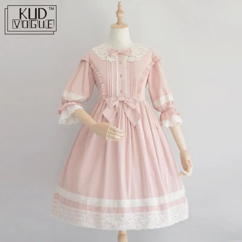 

Готическое платье лолиты викторианское средневековое кружевное черное розовое платье женское платье принцессы костюм для девушки для хел...