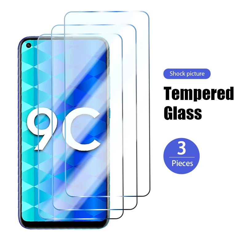 Закаленное стекло для Huawei 9/8A/7x/6x/8X/9X/x10/10X Lite Защитная пленка Honor 8A 9A 8C 9C 6A 6C Pro 3 шт. |